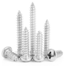 china ansi micro din 7981 slotted cross recessed m2 m3 m4 m6 concrete pan head grade 5 titanium bolt washer self tapping screw